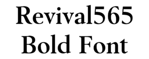 Revival565 Bold Font Download