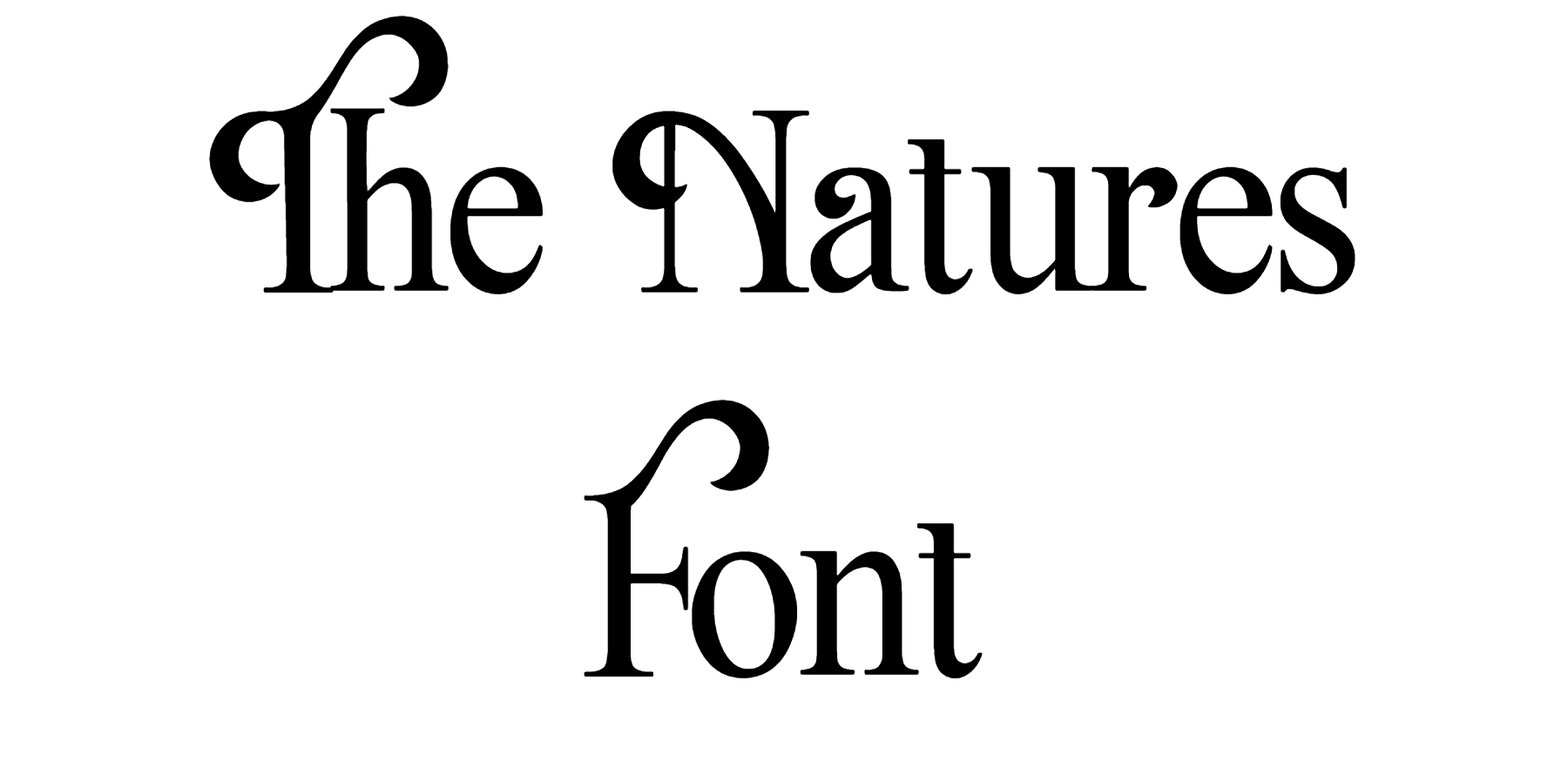 The Natures Font Download