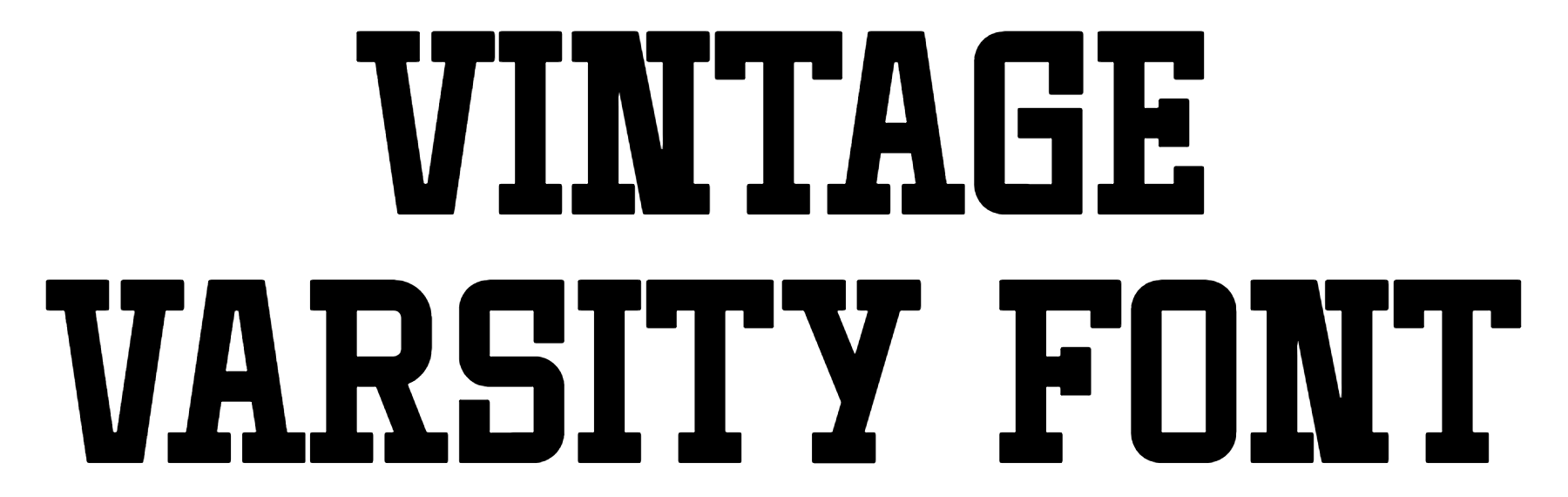 Vintage Varsity Font Download