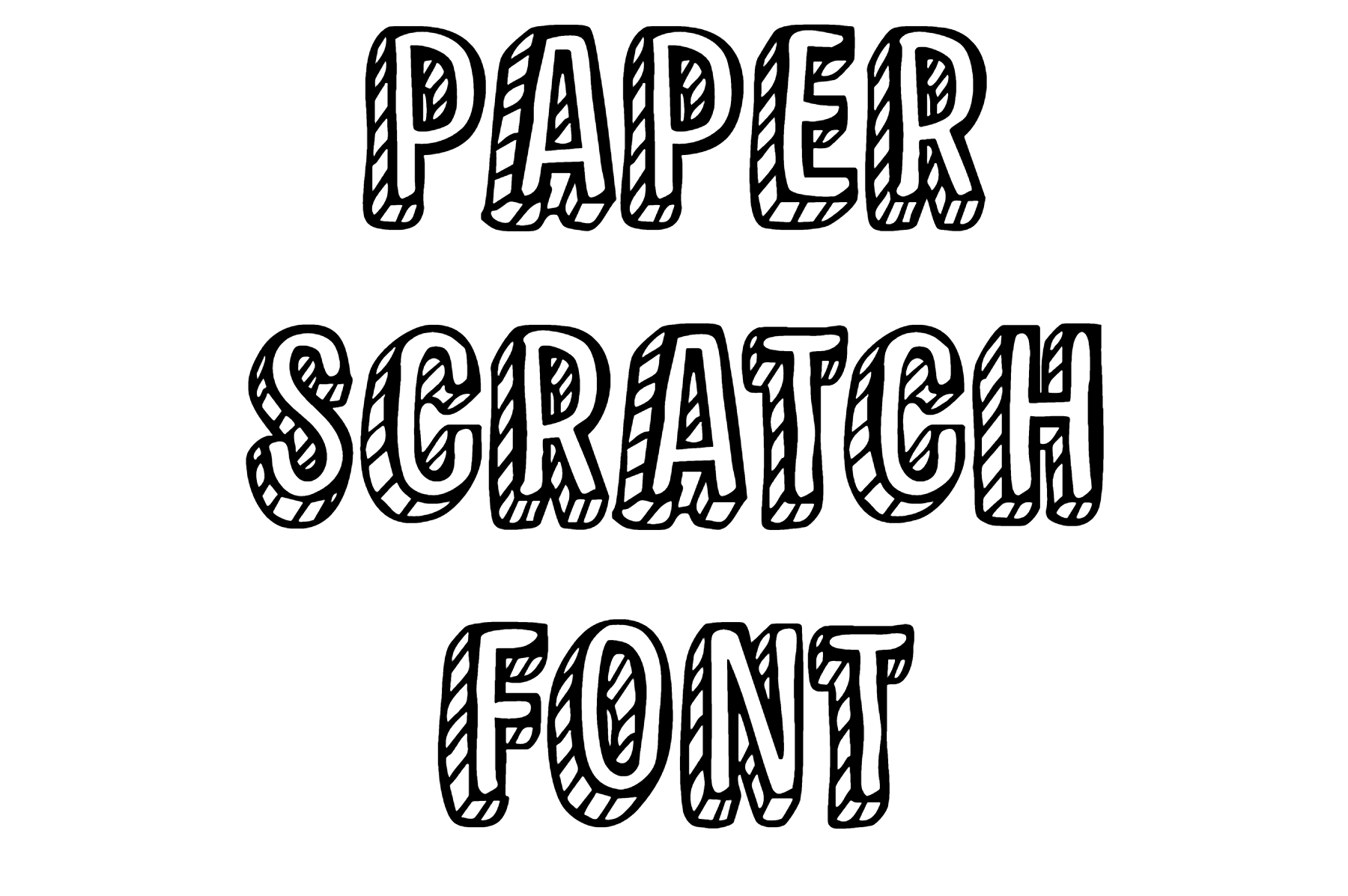 Paper Scratch font | DafontStyle