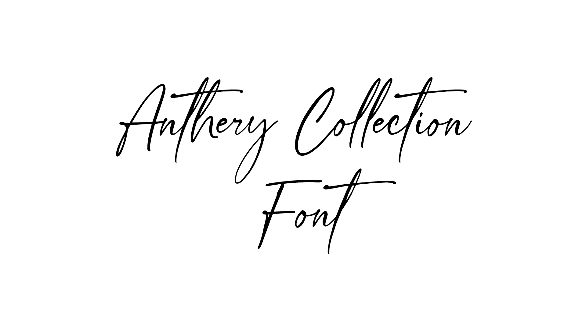 Anthery Collection Font font preview
