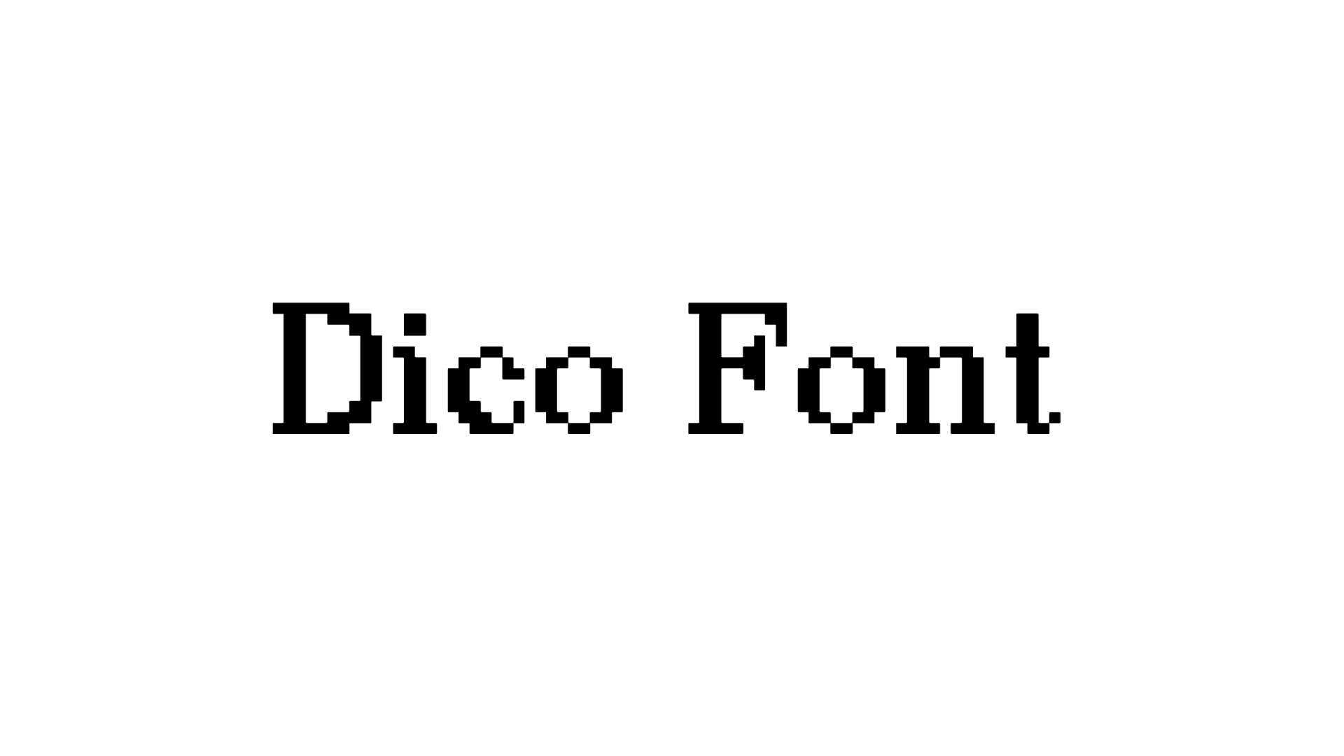 Dico Font font preview