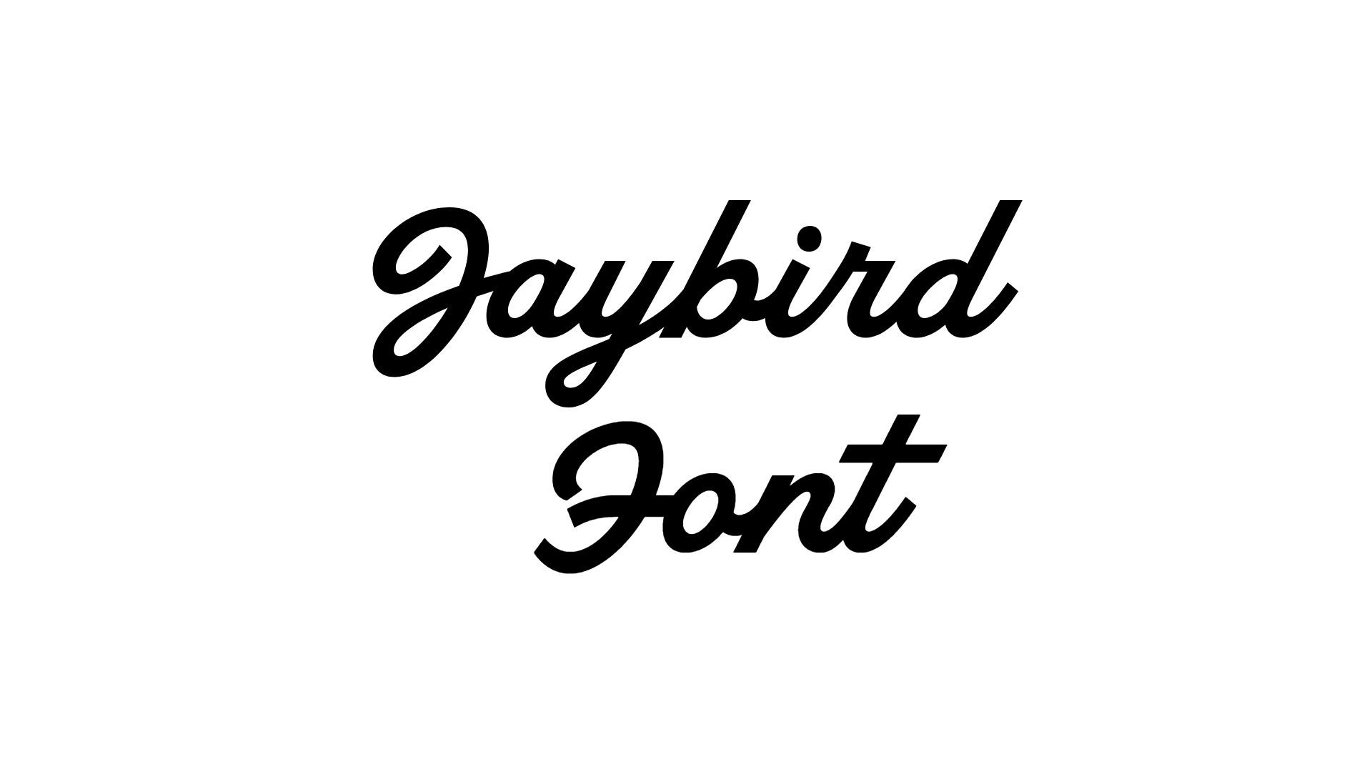 Jaybird Font font preview