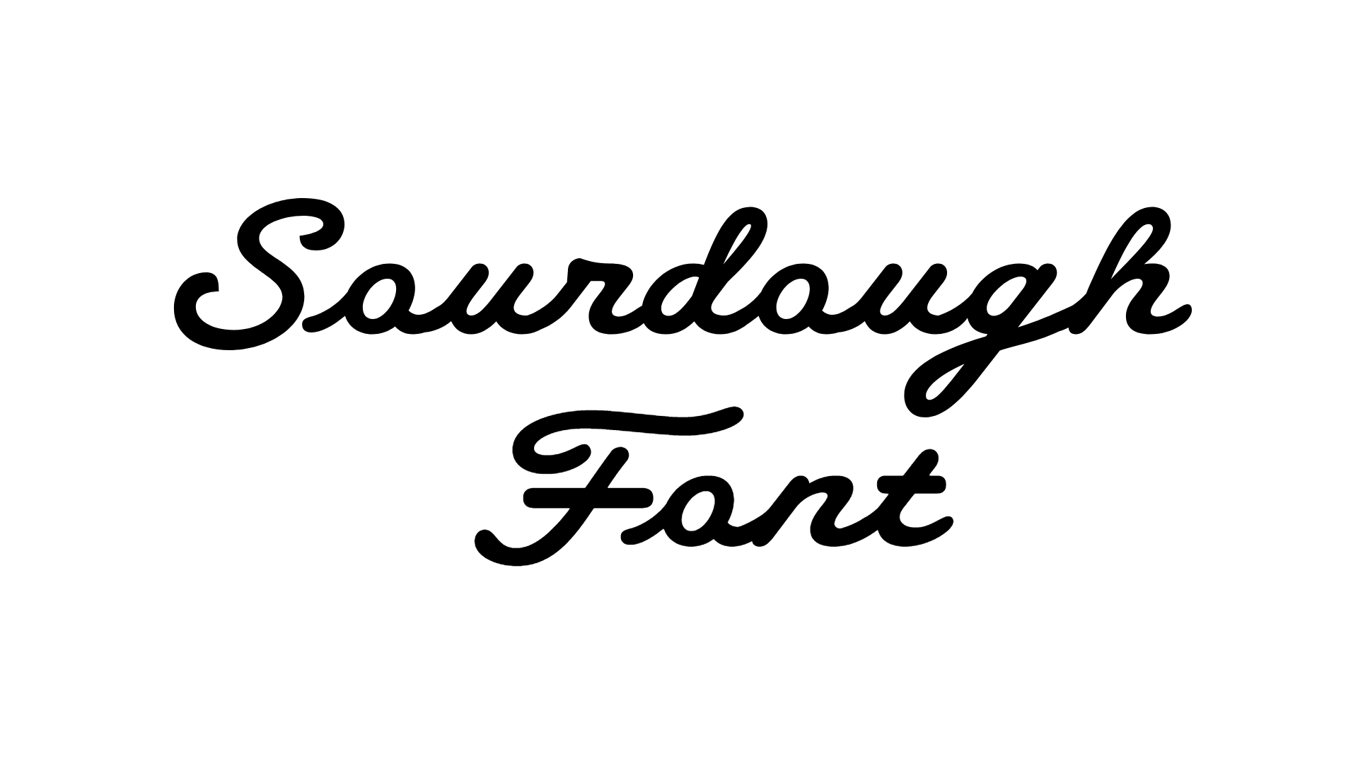 Sourdough Font font preview